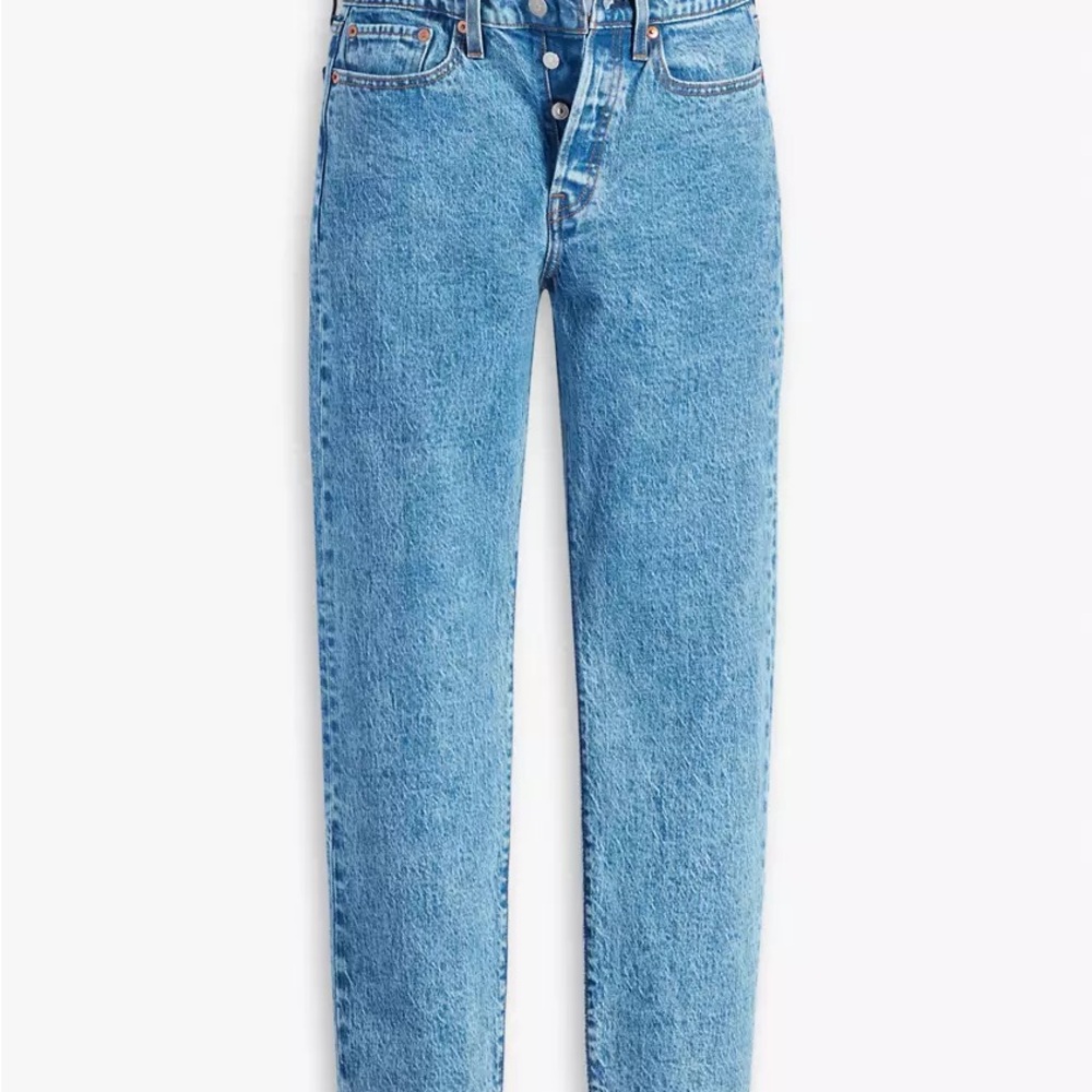 Levi's Light Blue Distressed Jeans - Picture 2 of 4